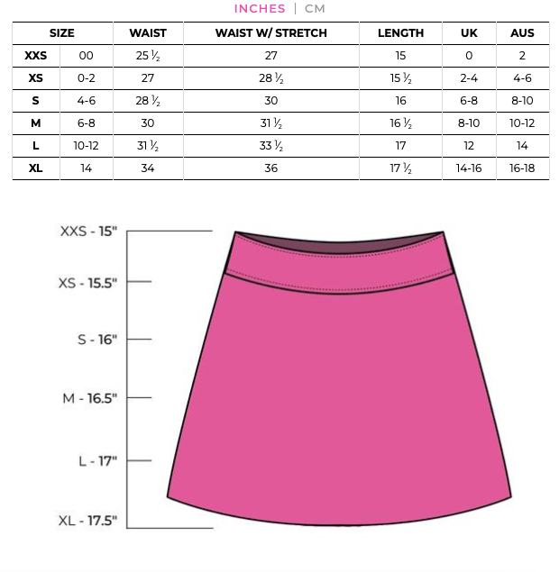 Golftini: Women's 16.5" Pull-On Stretch Skort - Work From Home