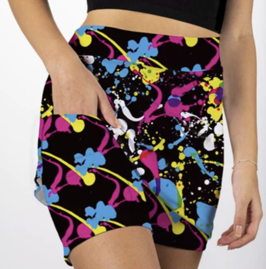 Skort Obsession: Skort - Splatter Skorts