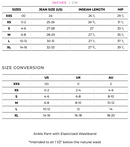 Golftini: Women's Khaki with White Stripe Pull-On Stretch Ankle Pant