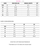 Golftini: Women's Navy with White Pull-On Stretch Ankle Pant