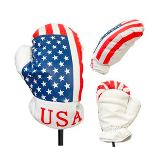 JP Lann Golf: Patriot Driver Head Cover - USA Boxing Glove