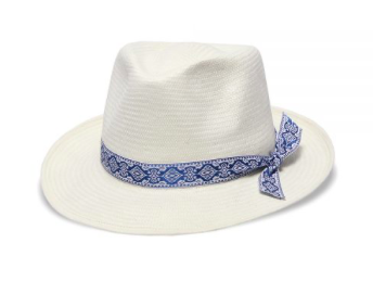 Physician Endorsed: Women's Panama Hat - Azure