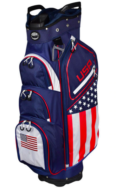 Hot-Z Golf: USA Flag Cart Bag - USA