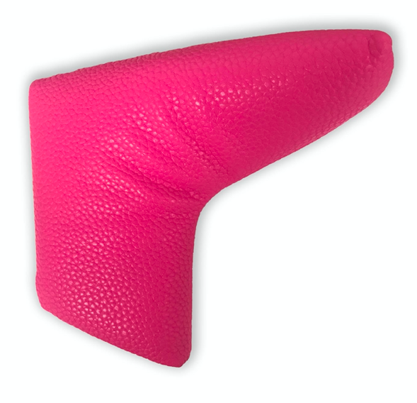 Just 4 Golf: Putter Cover Blade Headcovers - Bright Pink