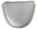 Just 4 Golf: Putter Cover Mallet Headcovers - Metallic Silver