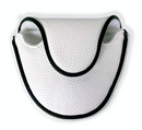 Just 4 Golf: Putter Cover Mallet Headcovers - White