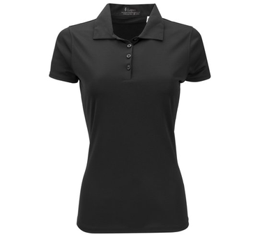 Nancy Lopez Women's Legacy Short Sleeve Plus Solid Black Polo (Size 2XL) SALE