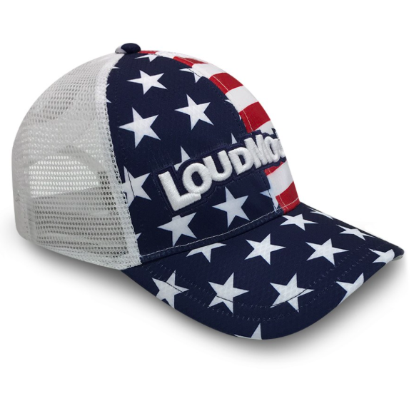 Loudmouth Golf Hat - Stars & Stripes Trucker Cap