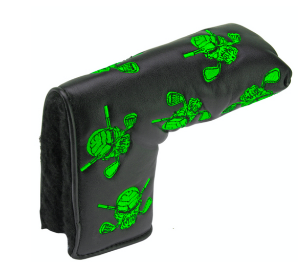 Tattoo Golf: Lucky 13 Putter Cover - Blade Style (Black/Lime)