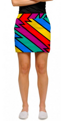 Loudmouth Golf: Women's StretchTech Skort - Captain Thunderbolt