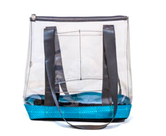 Sassy Caddy: Clear Tote Bag - Baltic
