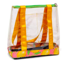 Sassy Caddy: Clear Tote Bag - Sicily