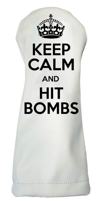 Sunfish: Headcover (Driver, Fairway, Hybrid, or Set) - Keep Calm and Hit Bombs