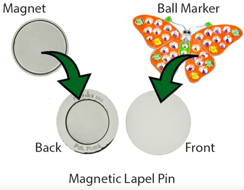 Navika: Standard Magnetic Pin / Klip it Anywhere Pin