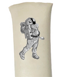 Sunfish: Alignment Stick Covers - Astronaut Golfer