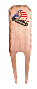 Sunfish: Forged Copper Divot Tool - Bombs Away Pin Up