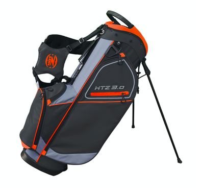Hot-Z Golf: 3.0 Stand Bag - Black/Orange/Gray