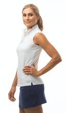 SanSoleil: Ladies UPF 50 Sunglow Sleeveless Mock - 900439 Clothing