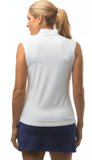 SanSoleil: Ladies UPF 50 Sunglow Sleeveless Mock - 900439 Clothing