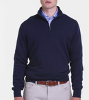 Fairway & Greene: Men's Baruffa Merino Quarter Zip Windsweater