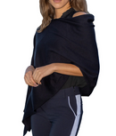 Golftini: Women's Cotton Cashmere Poncho (One Size) Clothing