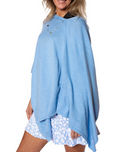 Golftini: Women's Cotton Cashmere Poncho (One Size) Clothing