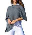 Golftini: Women's Cotton Cashmere Poncho (One Size) Clothing