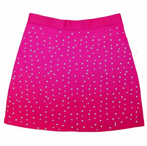 Titania Golf: Women's Skort - Bling All Over (Hot Pink, Size: Small) SALE
