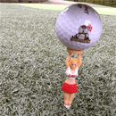 Sexy Lady Caddy Girl Golf Tees (6 Pack)