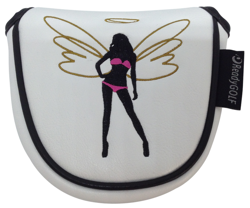 ReadyGolf: Sexy Angel Embroidered Putter Cover - Mallet
