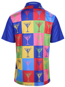 Shaken Not Stirred Mens Golf Polo Shirt by ReadyGOLF