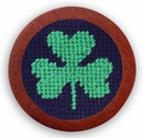 Smathers & Branson: Needlepoint Golf Ball Marker - Shamrock