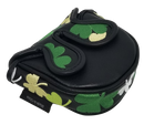 Shamrocks All-Over Embroidered Putter Cover by ReadyGOLF - Mallet