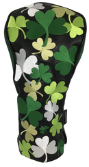 Shamrocks All-Over Embroidered Driver Headcover by ReadyGOLF