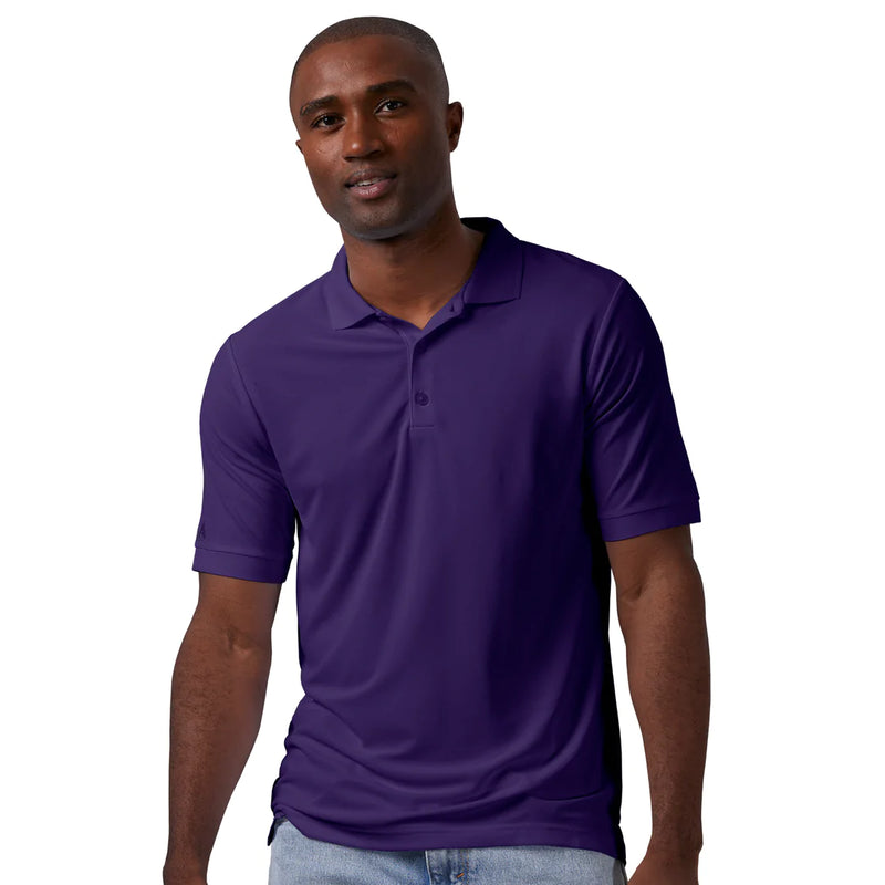 Antigua: Men's Essentials Short Sleeve Polo - Dark Purple Legacy Pique 104271