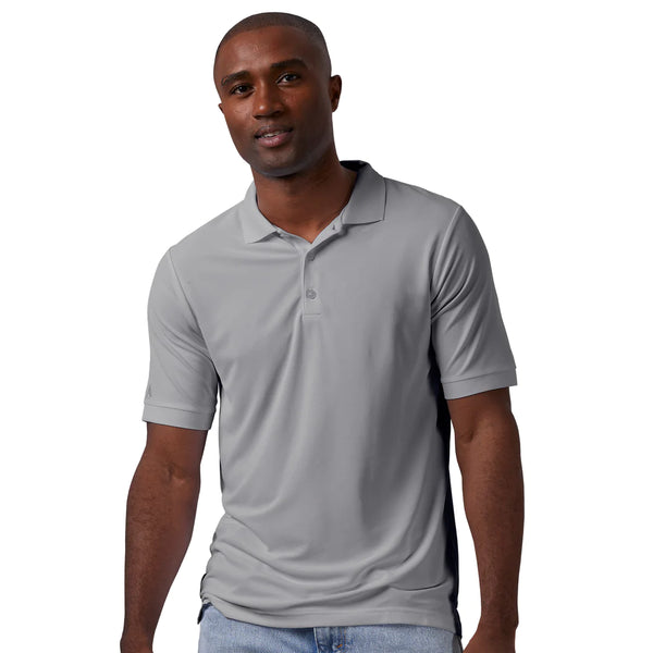 Antigua: Men's Essentials Short Sleeve Polo - Grey Heather Legacy Pique 104271