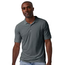 Antigua: Men's Essentials Short Sleeve Polo - Carbon Legacy Pique 104271 Clothing