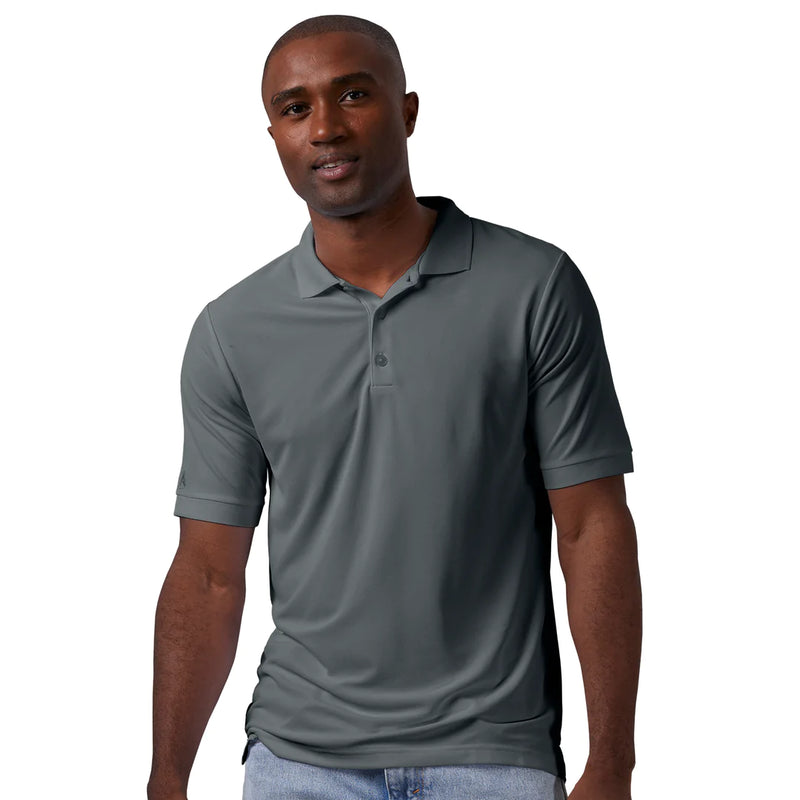 Antigua: Men's Essentials Short Sleeve Polo - Carbon Legacy Pique 104271