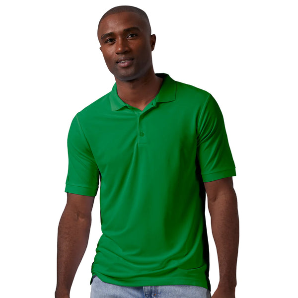 Antigua: Men's Essentials Short Sleeve Polo - Celtic Green Legacy Pique 104271