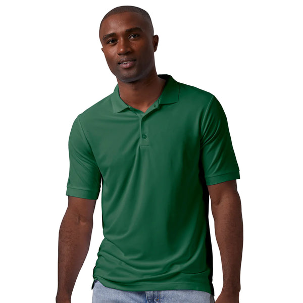 Antigua: Men's Essentials Short Sleeve Polo - Dark Pine Legacy Pique 104271