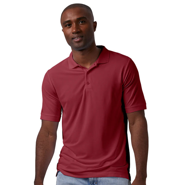 Antigua: Men's Essentials Short Sleeve Polo - Cardinal Red Legacy Pique 104271