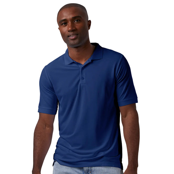 Antigua: Men's Essentials Short Sleeve Polo - Dark Royal Legacy Pique 104271