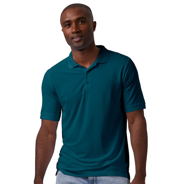 Antigua: Men's Essentials Short Sleeve Polo - Deep Teal Legacy Pique 104271