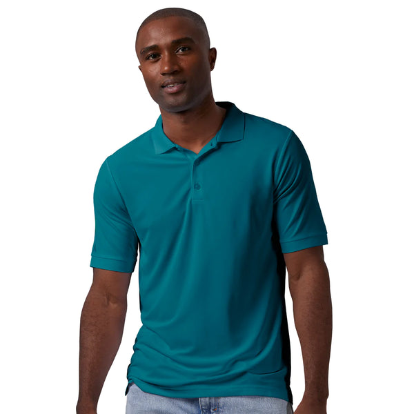 Antigua: Men's Essentials Short Sleeve Polo - Teal Legacy Pique 104271