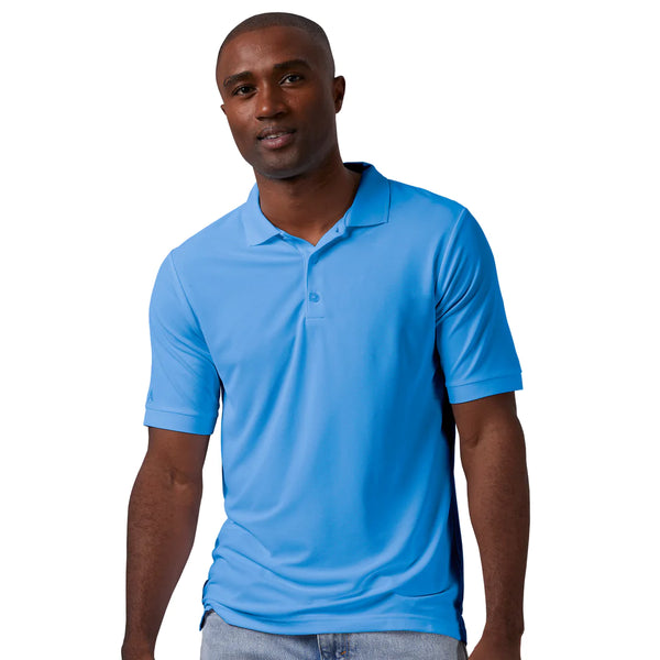 Antigua: Men's Essentials Short Sleeve Polo - Columbia Blue Legacy Pique 104271