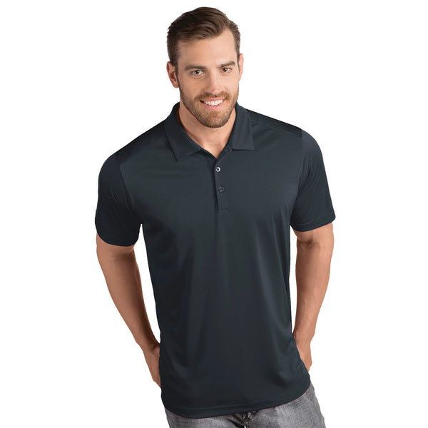 Antigua: Men's Essentials Polo - Tribute Black 104197 Clothing