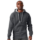 Antigua: Men's Essentials Full Zip Jacket - Victory Charcoal 101183 Clothing