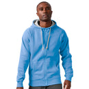 Antigua: Men's Essentials Full Zip Jacket - Victory Columbia Blue 101183 Clothing