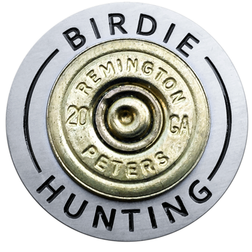 Birdie Hunting - 20 Gauge Shotgun Shell Ball Marker & Hat Clip by ReadyGOLF