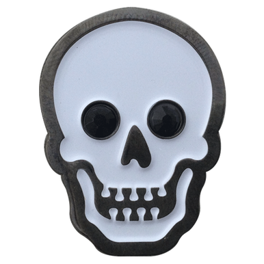 ReadyGolf: Skull Ball Marker & Hat Clip with Crystals